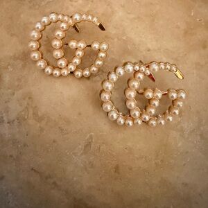 Inspired pearl earrings